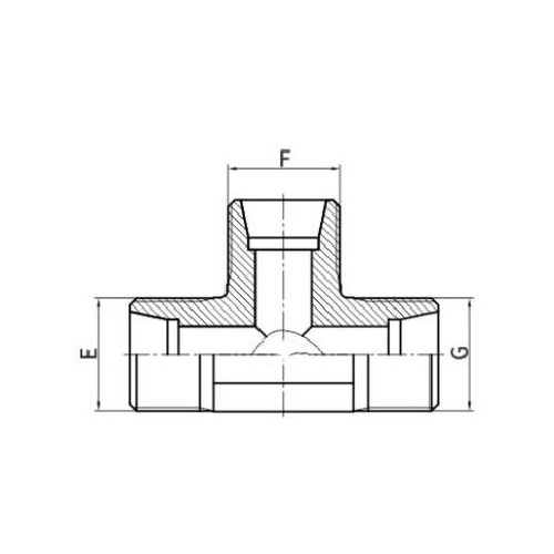 DIN Métrique Mâle 24°L .T. Tee