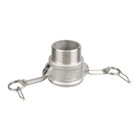 Coupleur femelle X mâle de type B - Camlock en acier inoxydable