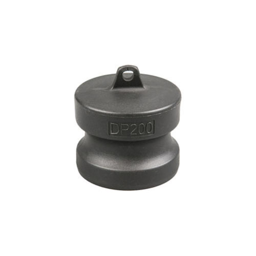 Adaptateur d'extrémité mâle de prise anti-poussière de type DP - Camlock anodisé noir